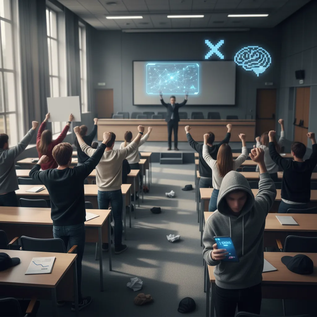 La Generación Z rechaza el avance de la IA: abucheos en universidades y temor al desempleo