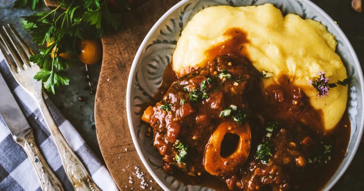 Polenta con osobuco: la receta ideal para los días de invierno