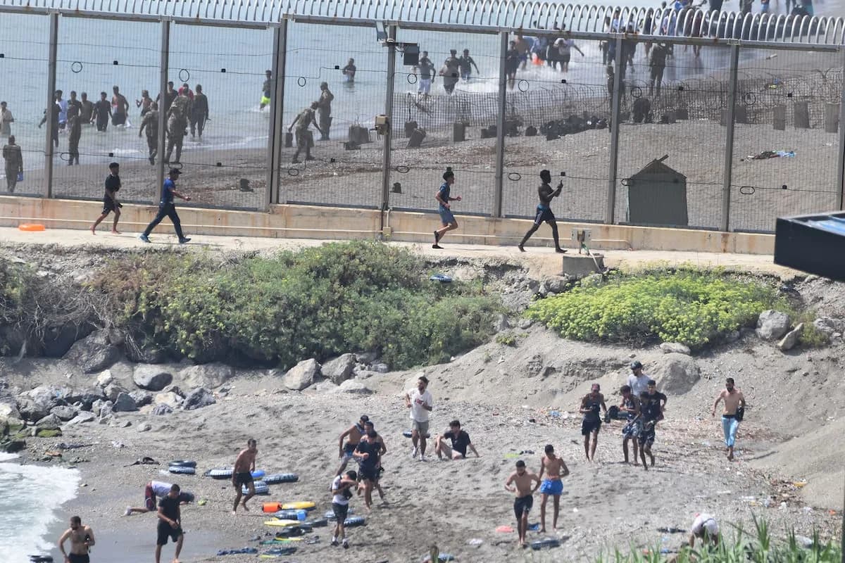 Una convocatoria en redes impulsa un nuevo intento de ingreso masivo a Ceuta