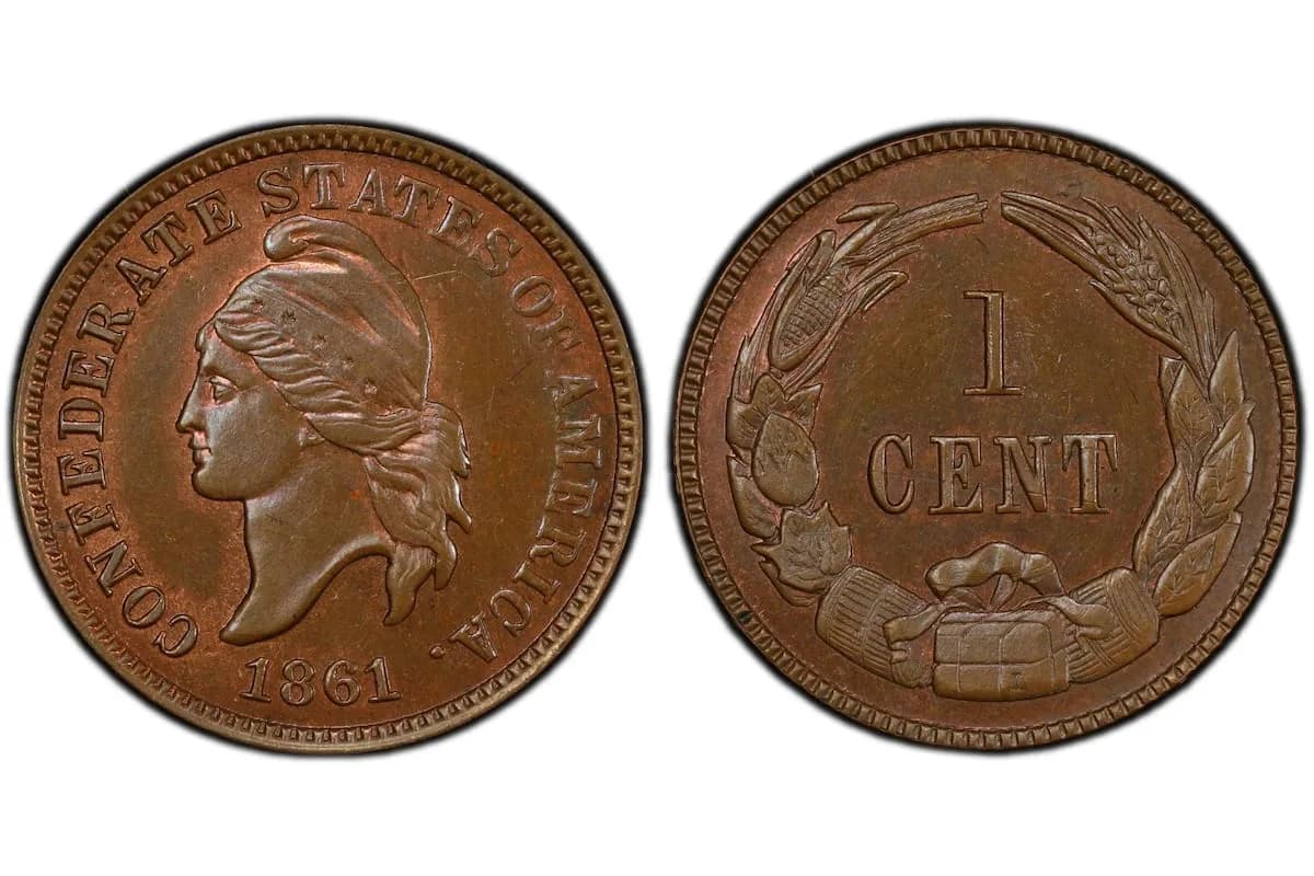 El centavo confederado de 1861 que puede valer hasta US$150.000