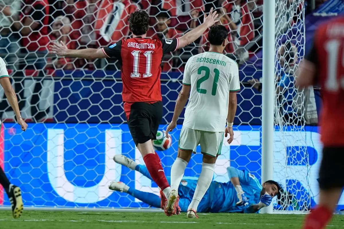 Argelia y Austria empataron 3-3 y dejaron fuera a Irán del Mundial