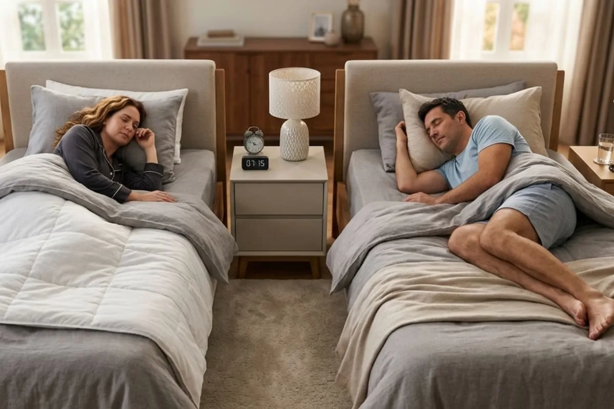 Sleep divorce: la tendencia de dormir separados que crece entre famosos y parejas jóvenes