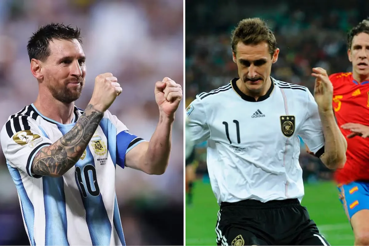 Messi rompe récord de goles en Mundiales: Klose felicita al capitán argentino