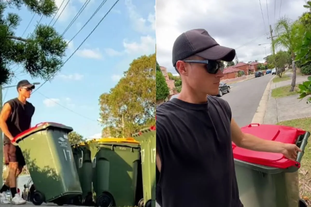 Joaquín, el argentino que gana 211 dólares por día como basurero en Australia