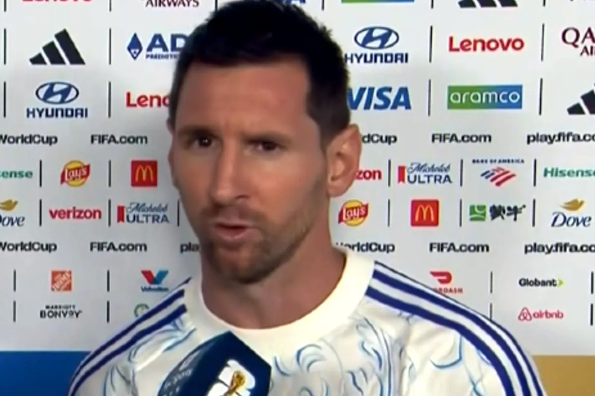 Messi, tras el triunfo ante Inglaterra: "Fue increíble lo que vivimos desde el principio"