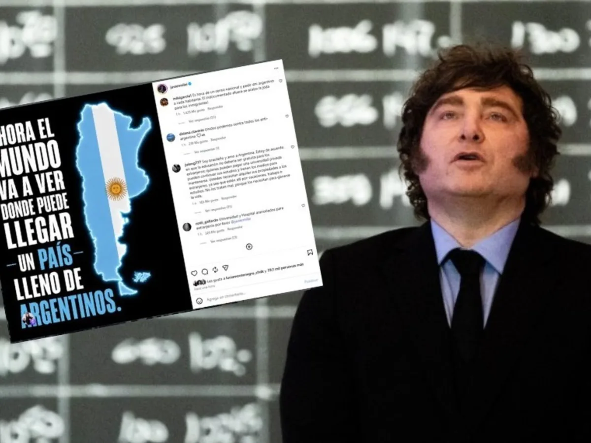 Milei respondió a las críticas contra Argentina tras la final del Mundial: "Ahora el mundo va a ver dónde puede llegar un país lleno de argentinos"