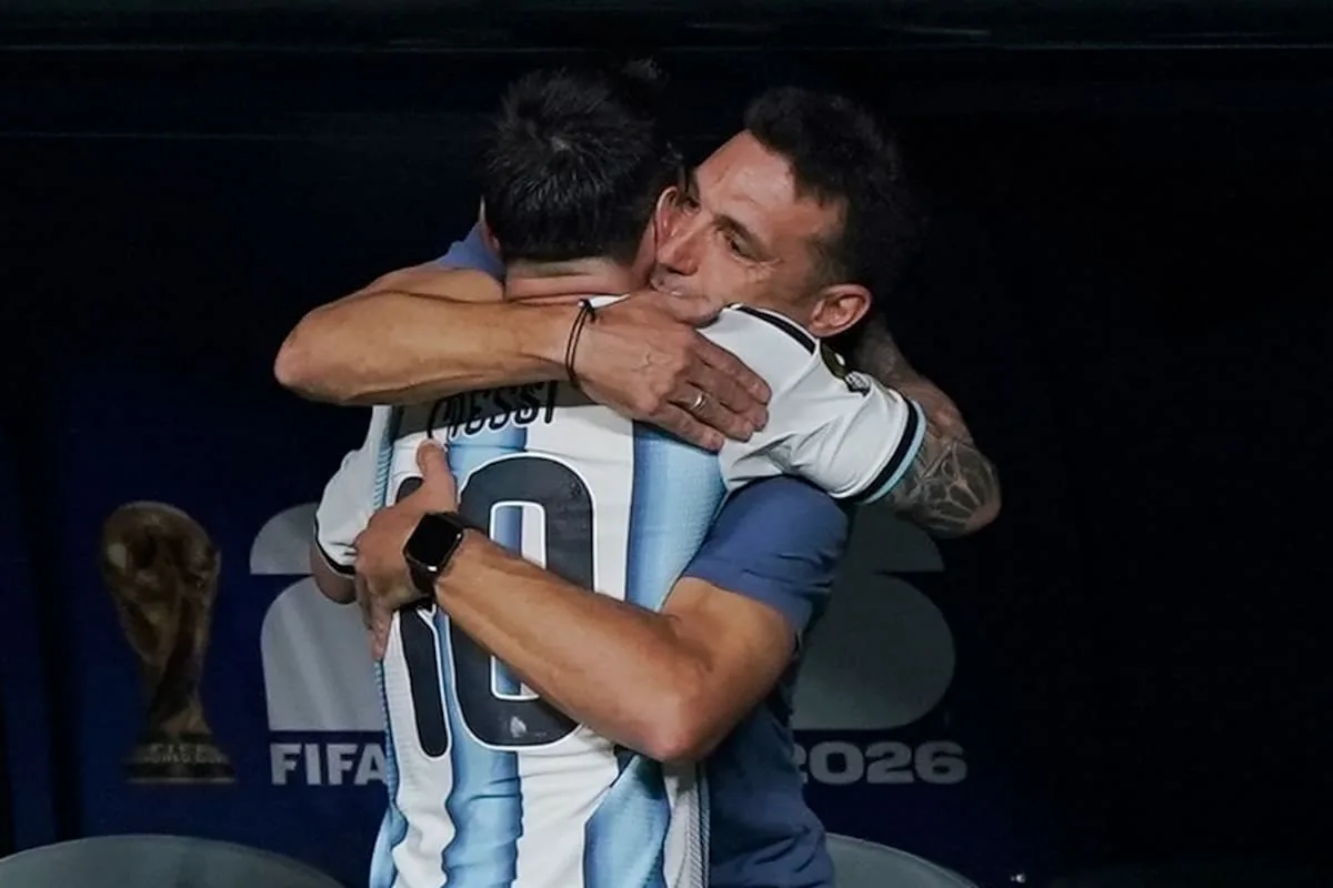 Scaloni: "Siempre me emociono" con la determinación de Messi