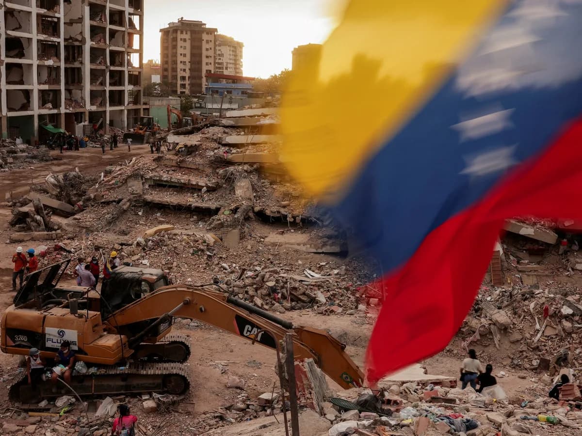 Venezuela comienza a dinamitar edificios dañados por los terremotos