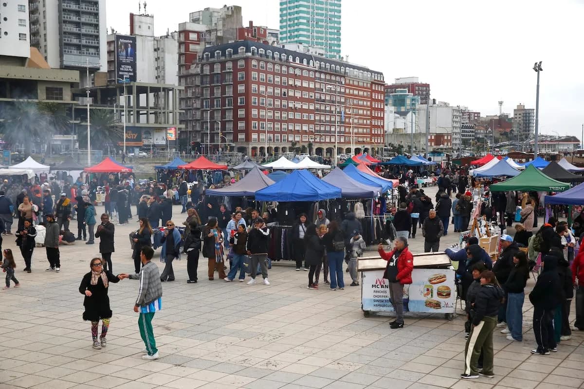 Vacaciones de invierno: leve repunte en Mar del Plata con una feria que se reconvirtió