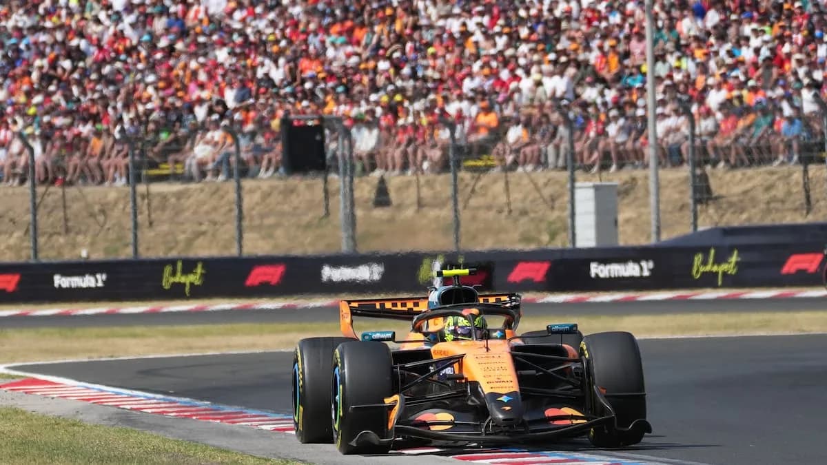 Norris ganó en Hungría; Colapinto, 15° y lejos de su mejor nivel