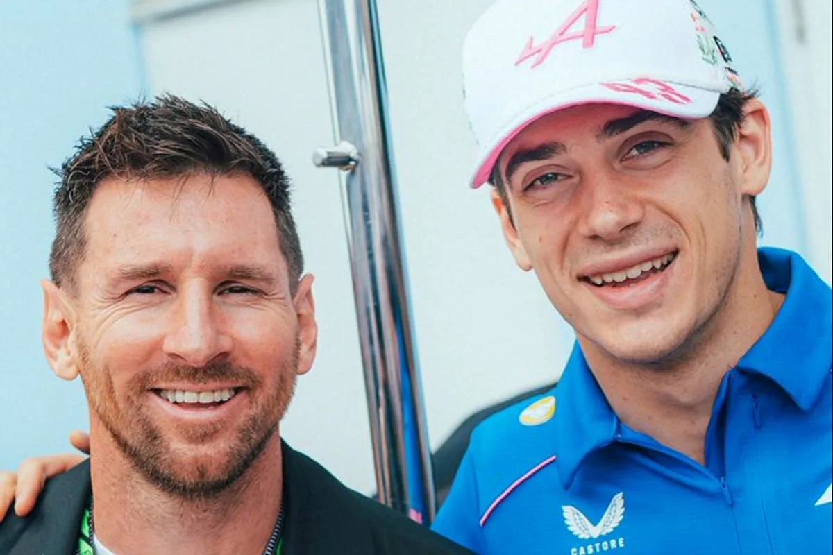 Franco Colapinto elogia a Lionel Messi: 'Que no se retire más, tiene que jugar el del 2030 también'