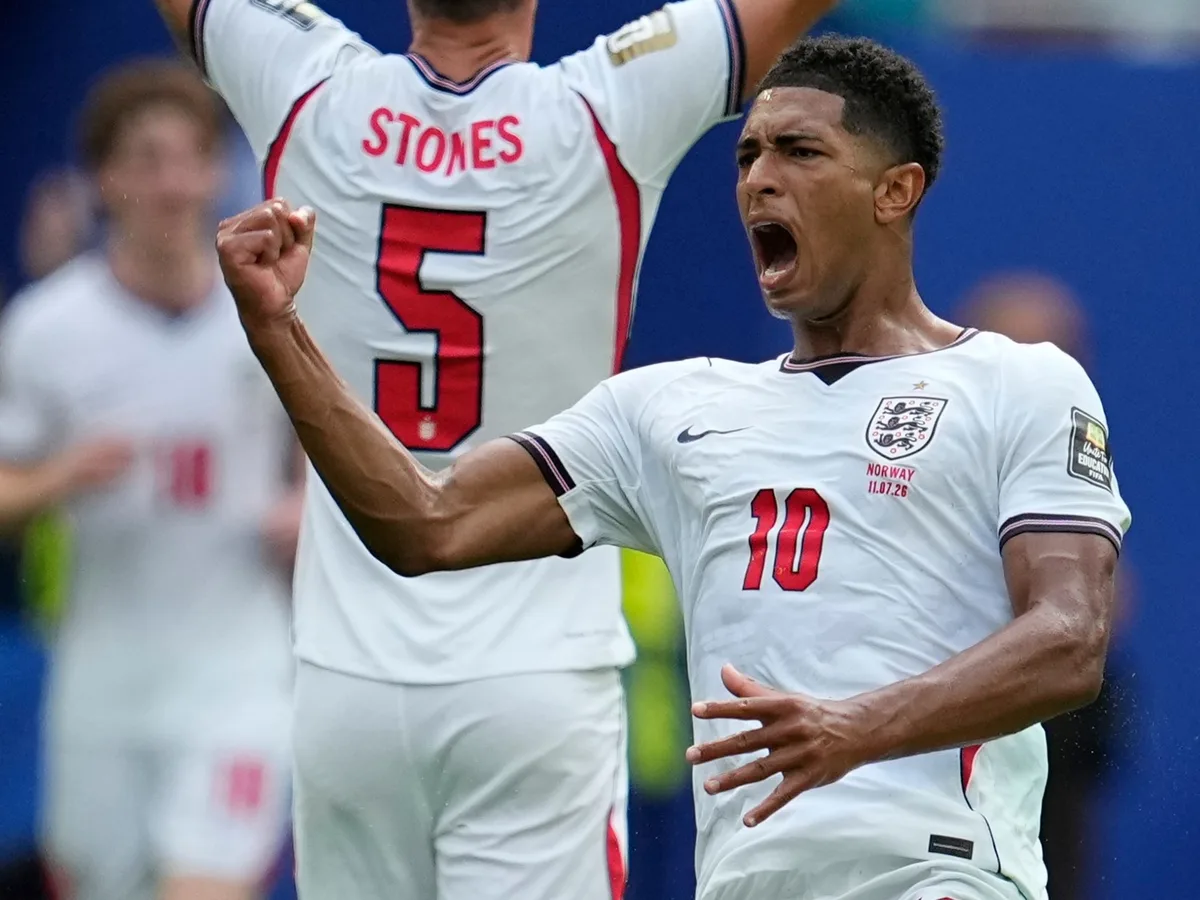 Insólita polémica en el gol de Inglaterra vs Noruega: la pelota rozó una cámara aérea