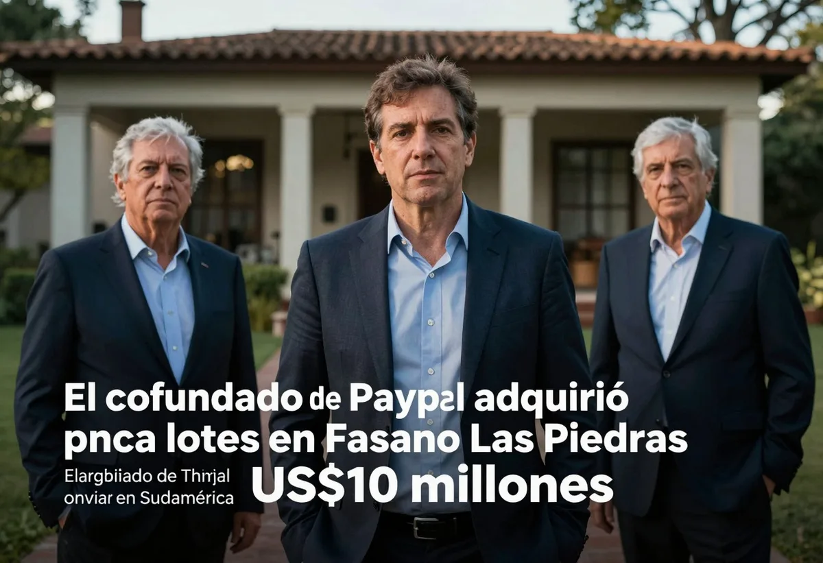 Peter Thiel compró cinco lotes en Punta del Este por US$10 millones
