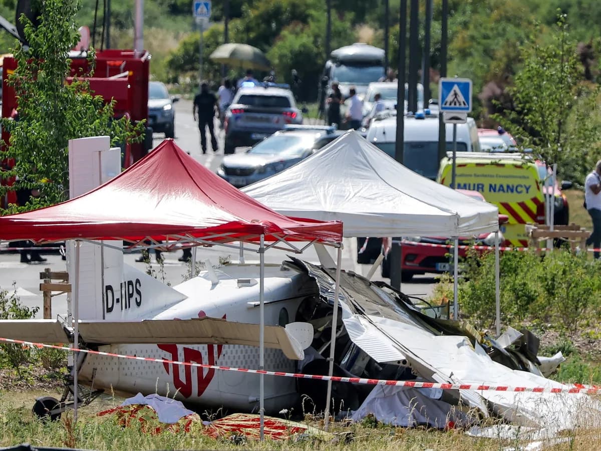Tragedia en Francia: una avioneta con paracaidistas se estrelló y murieron los 11 ocupantes