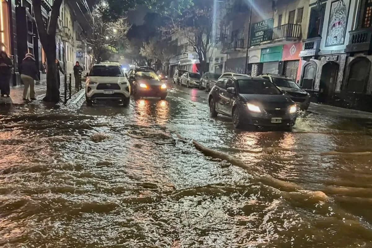 Temporal récord en AMBA: lluvias históricas para julio y un tornado en Santa Fe