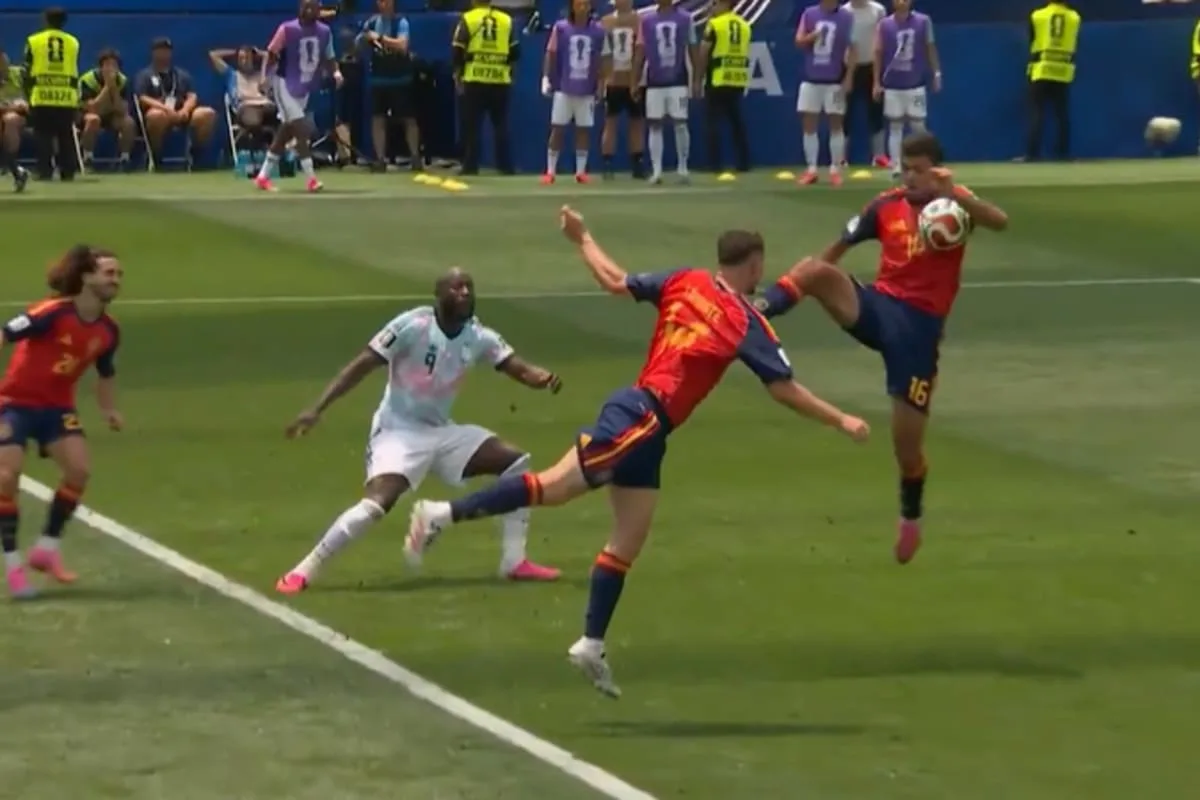 Mano de Rodri y de Ngoy: las dos polémicas en España vs. Bélgica por el Mundial 2026