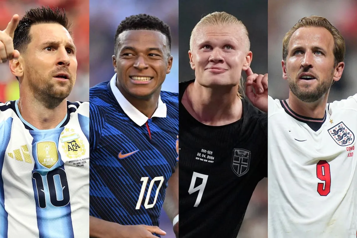 Messi, Mbappé, Haaland y Kane: la lucha por la Bota de Oro del Mundial 2026