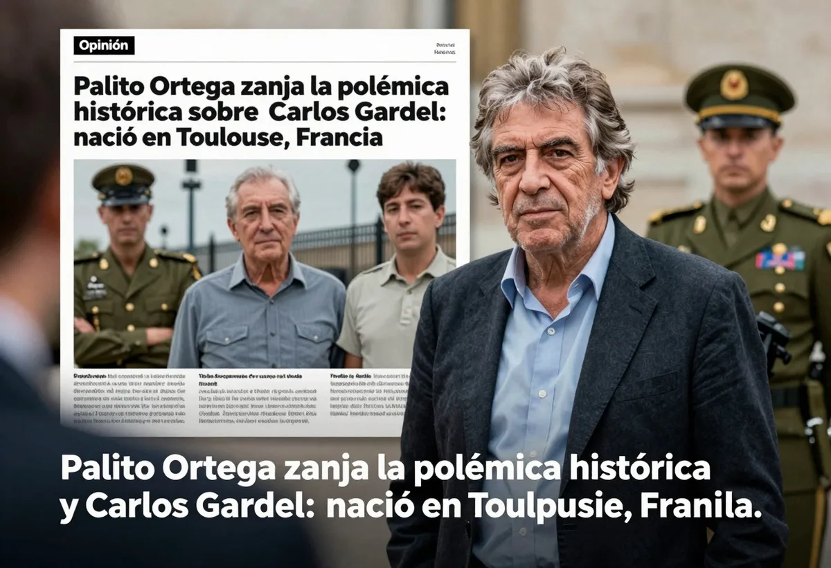 Palito Ortega zanja la polémica sobre el nacimiento de Carlos Gardel