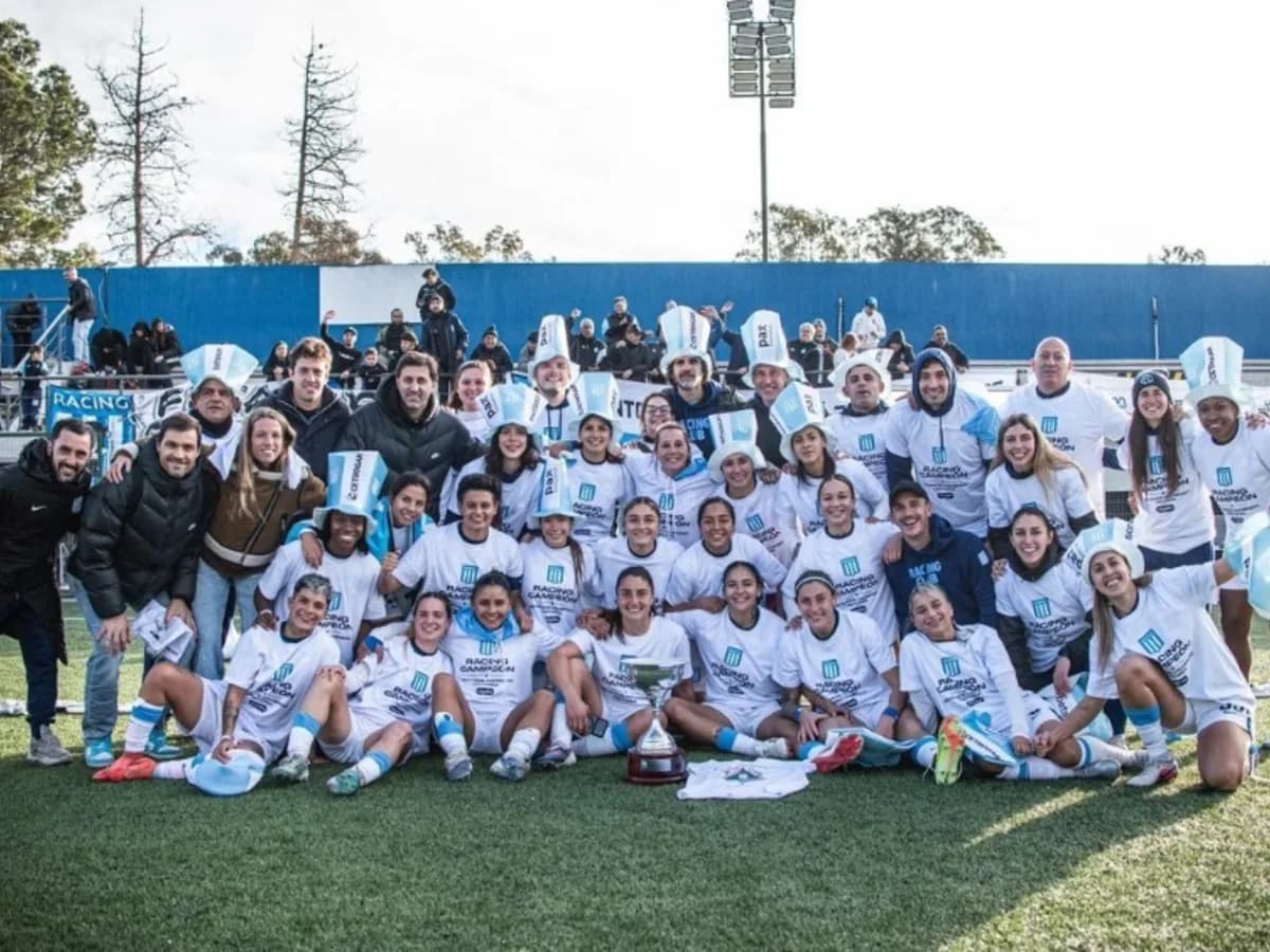 Racing hace historia: venció a San Luis y es campeón del fútbol femenino por primera vez