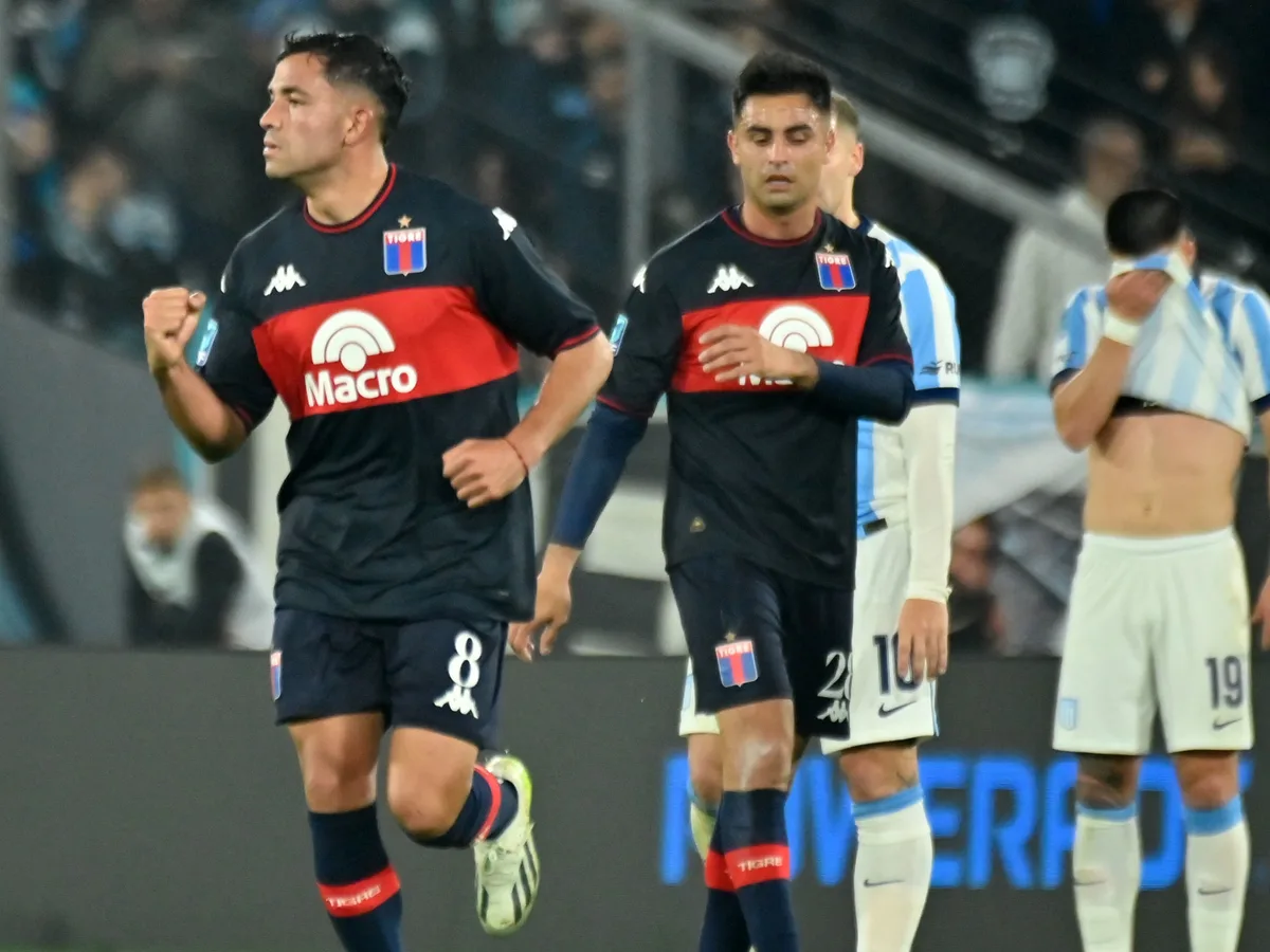 Racing 1 - Tigre 3: el equipo de Vojvoda cayó en Avellaneda y los hinchas apuntaron contra Milito
