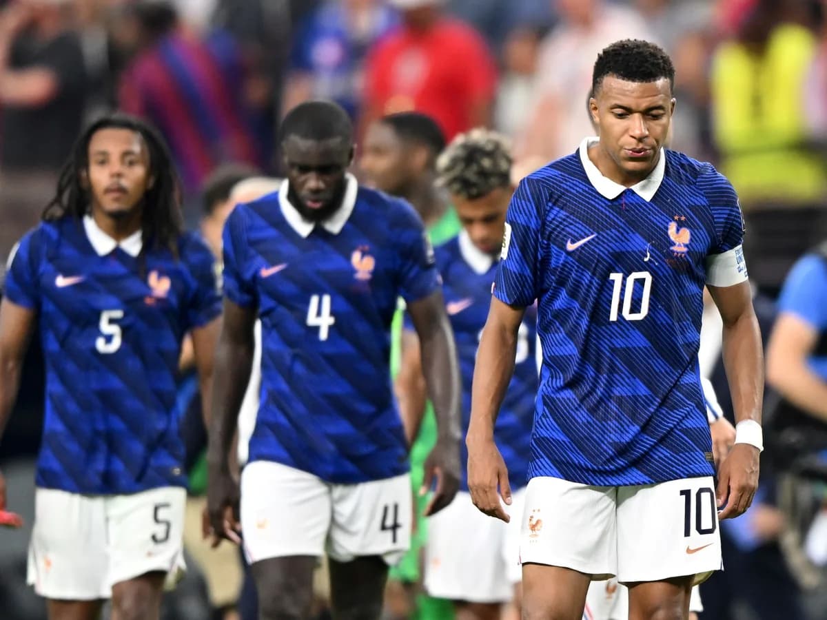 Mbappé, irreconocible: no pateó al arco y perdió 14 pelotas en la eliminación de Francia