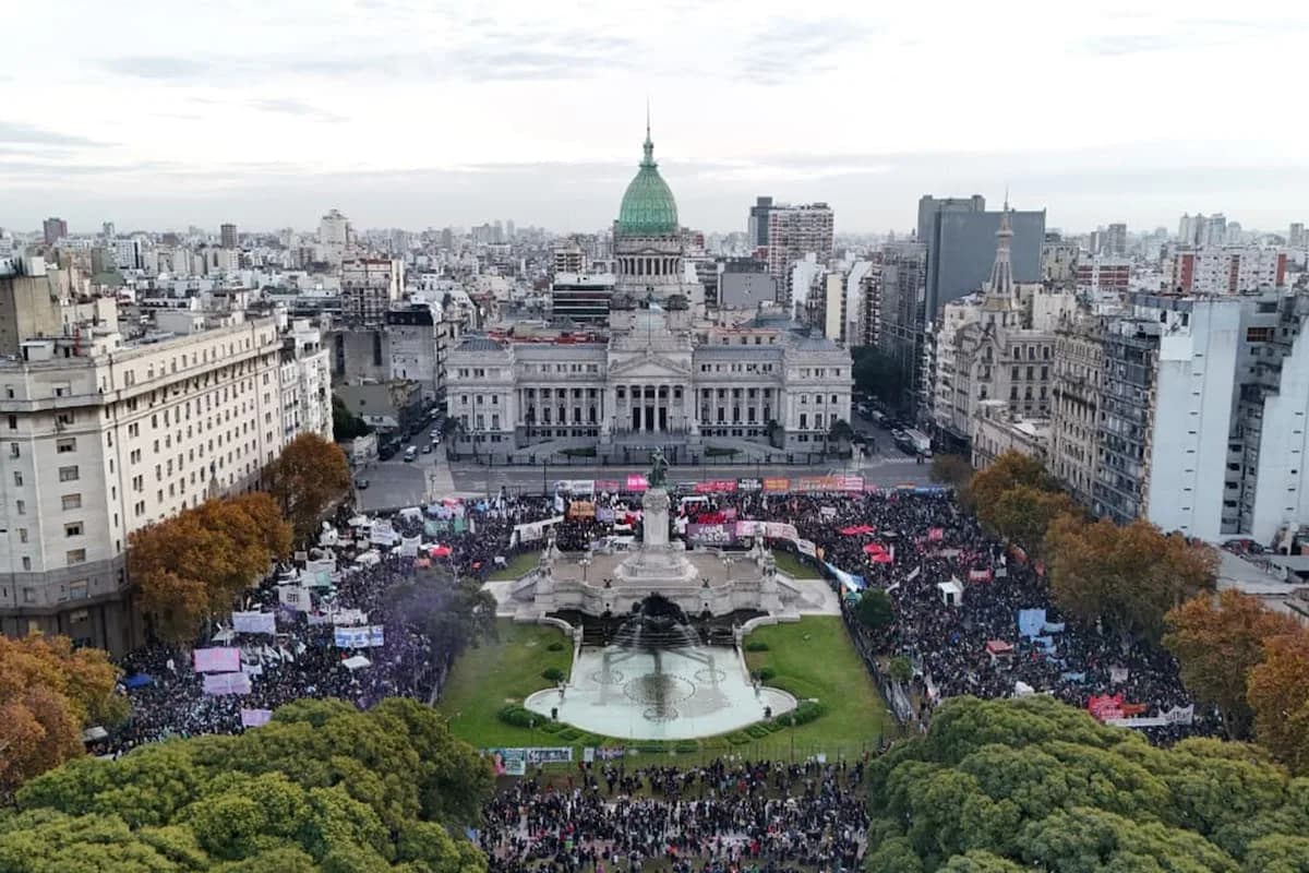 Marcha al Congreso: horarios, recorridos y cortes de tránsito de este jueves