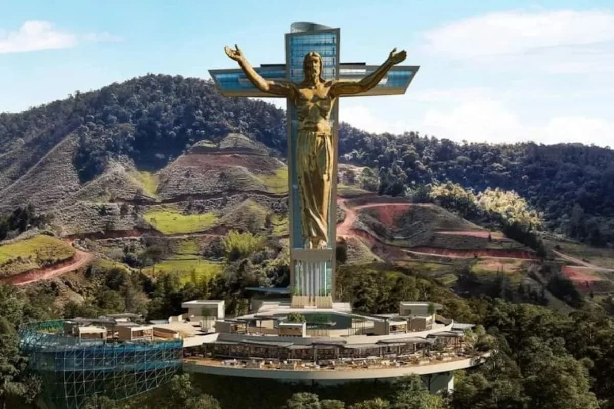 Colombia construye la estatua de Jesucristo más grande del mundo, superará al Cristo Redentor