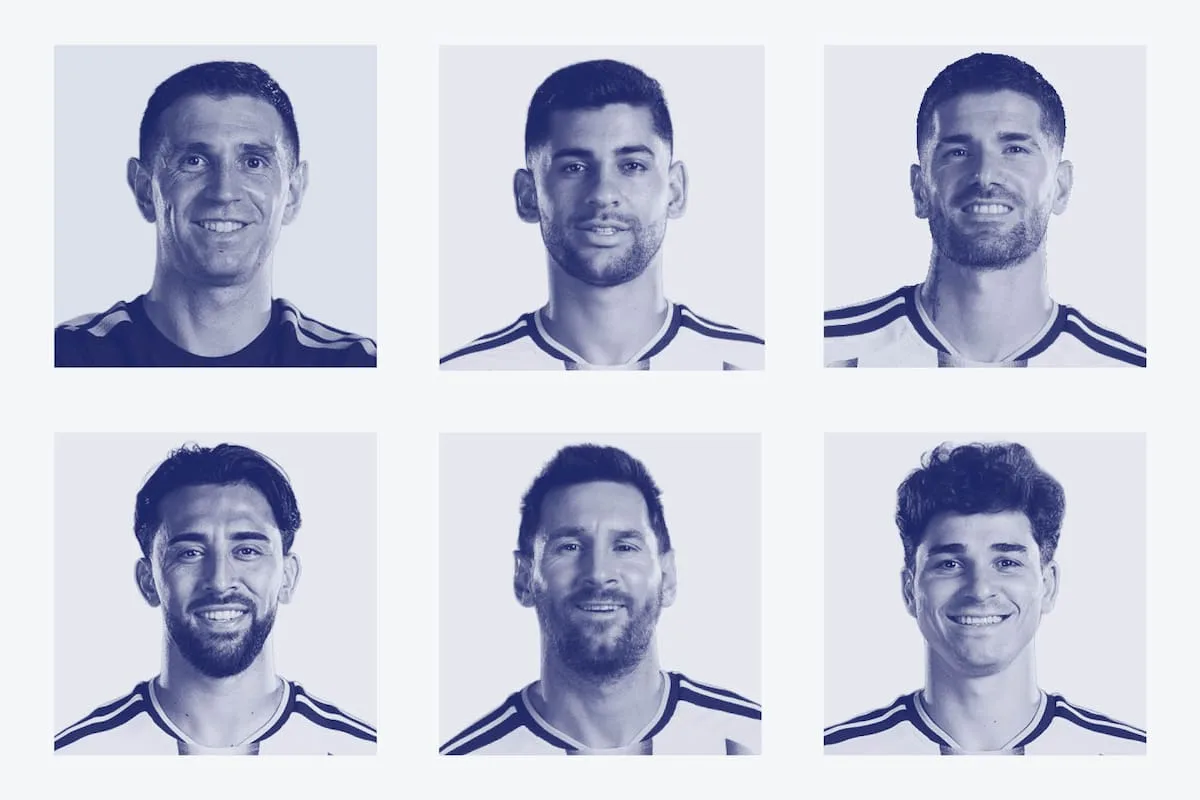 Los puntajes de los jugadores de la selección argentina en la final contra España