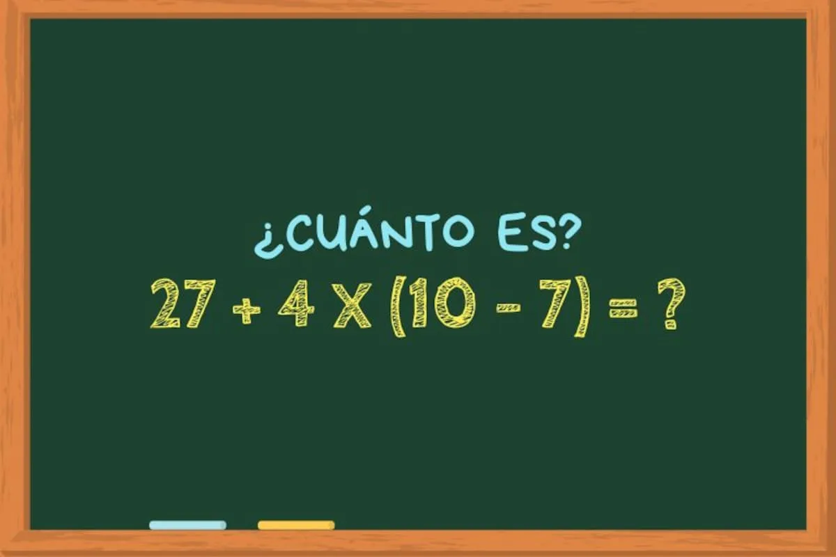 El cálculo matemático que 2 de cada 3 personas no logran resolver en 7 segundos