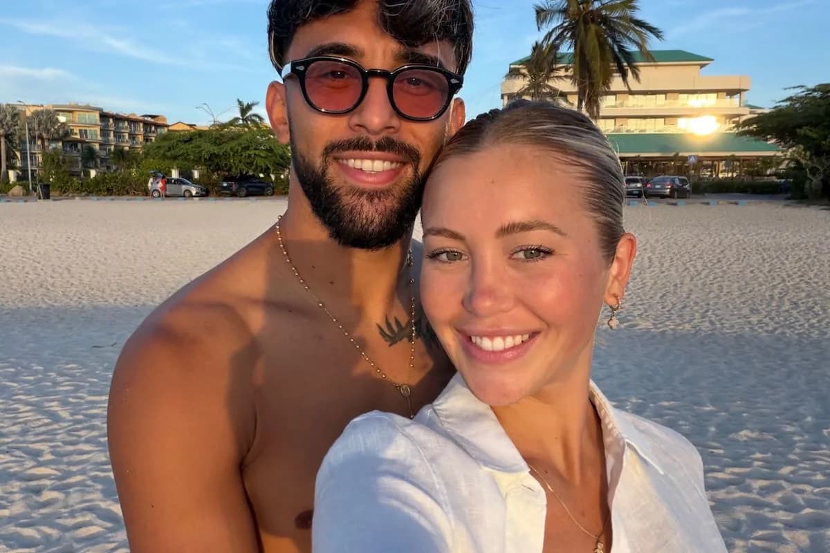 Nico González y Ludmila Isabella, vacaciones de ensueño en Aruba: las fotos de su escapada romántica