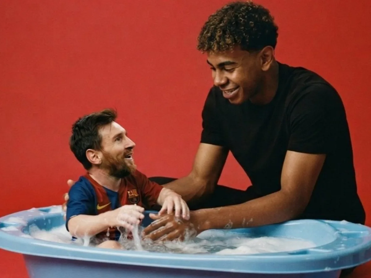 La consagración de España y Lamine Yamal desató memes que "revirtieron" la foto viral con Messi
