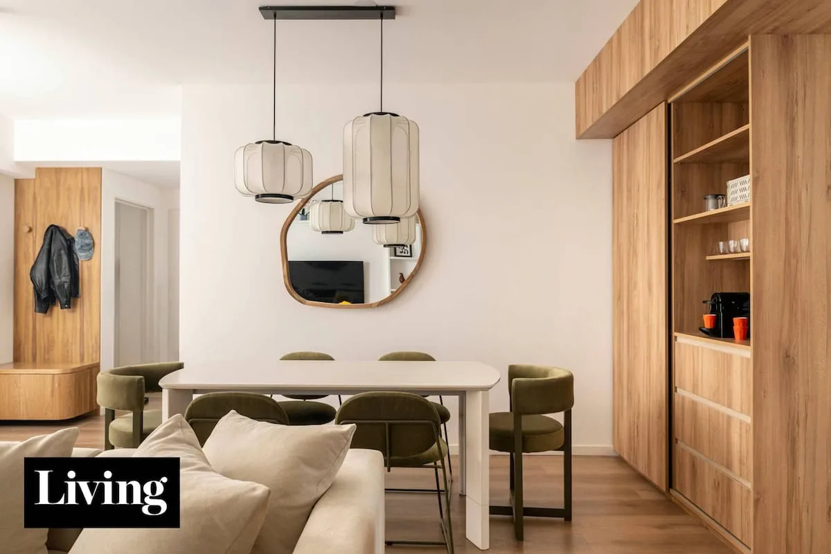 Un departamento de 80 m² que equilibra comodidad hotelera con calidez familiar