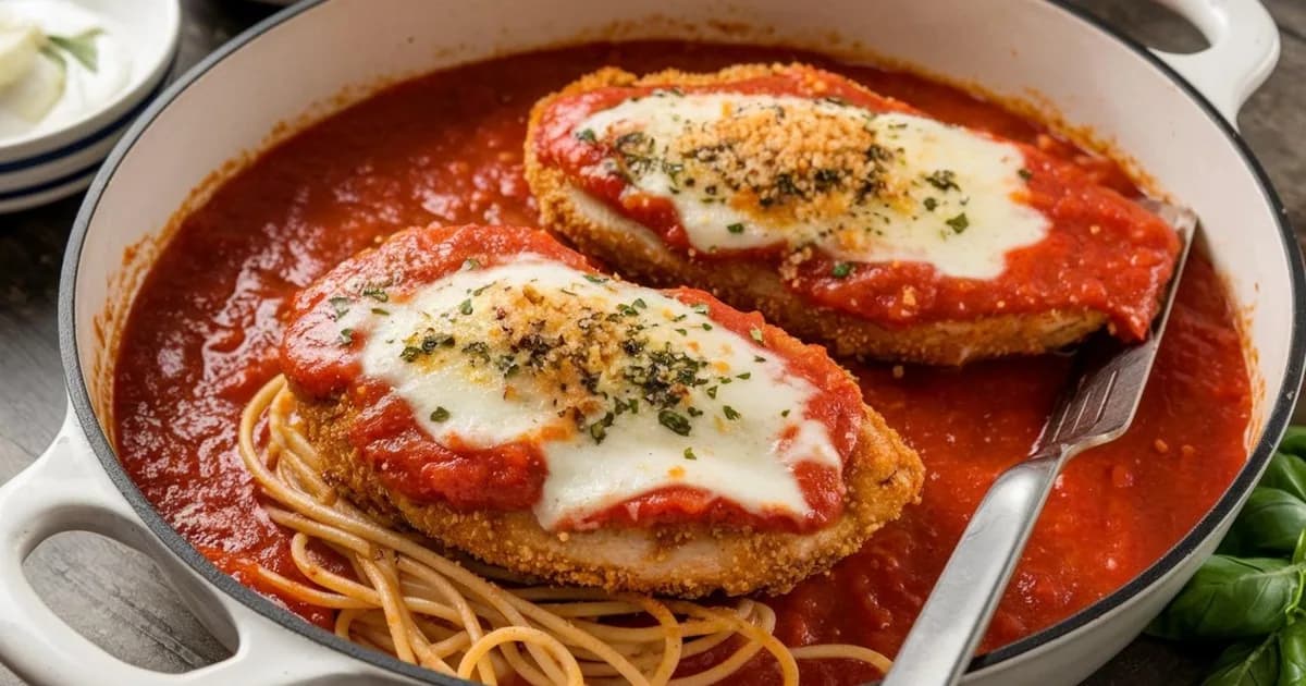 Milanesa de pollo con fideos: una combinación textural única