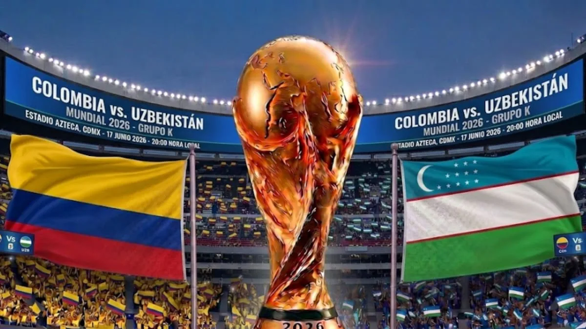 Colombia debutará hoy ante Uzbekistán en el Mundial 2026