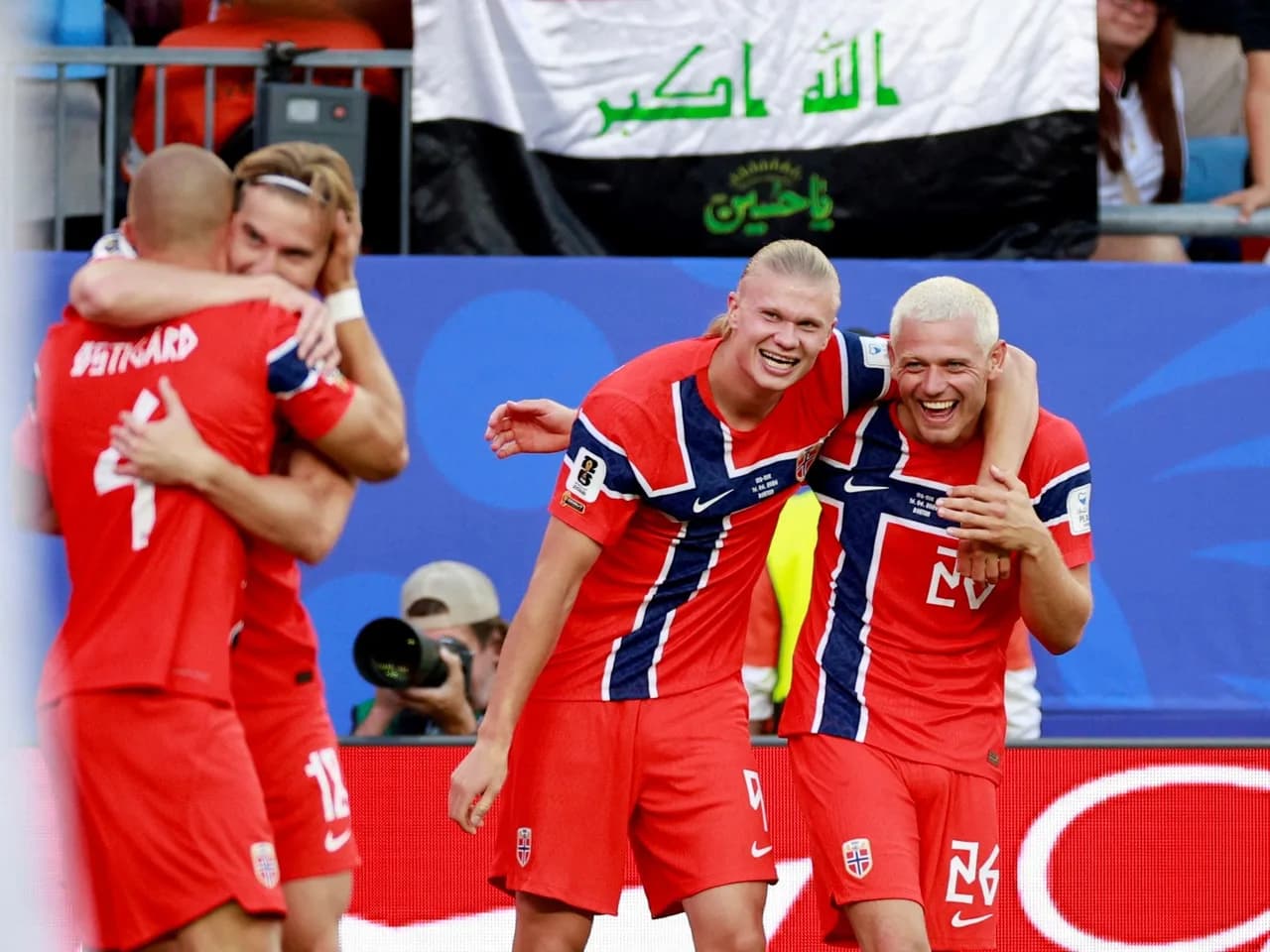 Noruega dominó a Irak en debut mundialista y Haaland brilló con doblete