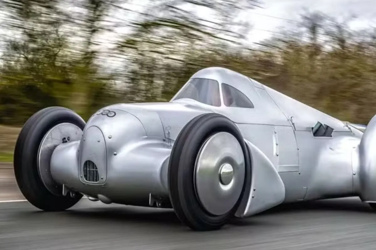 Reconstruyen el Auto Union Lucca, el auto que batió récords en 1935