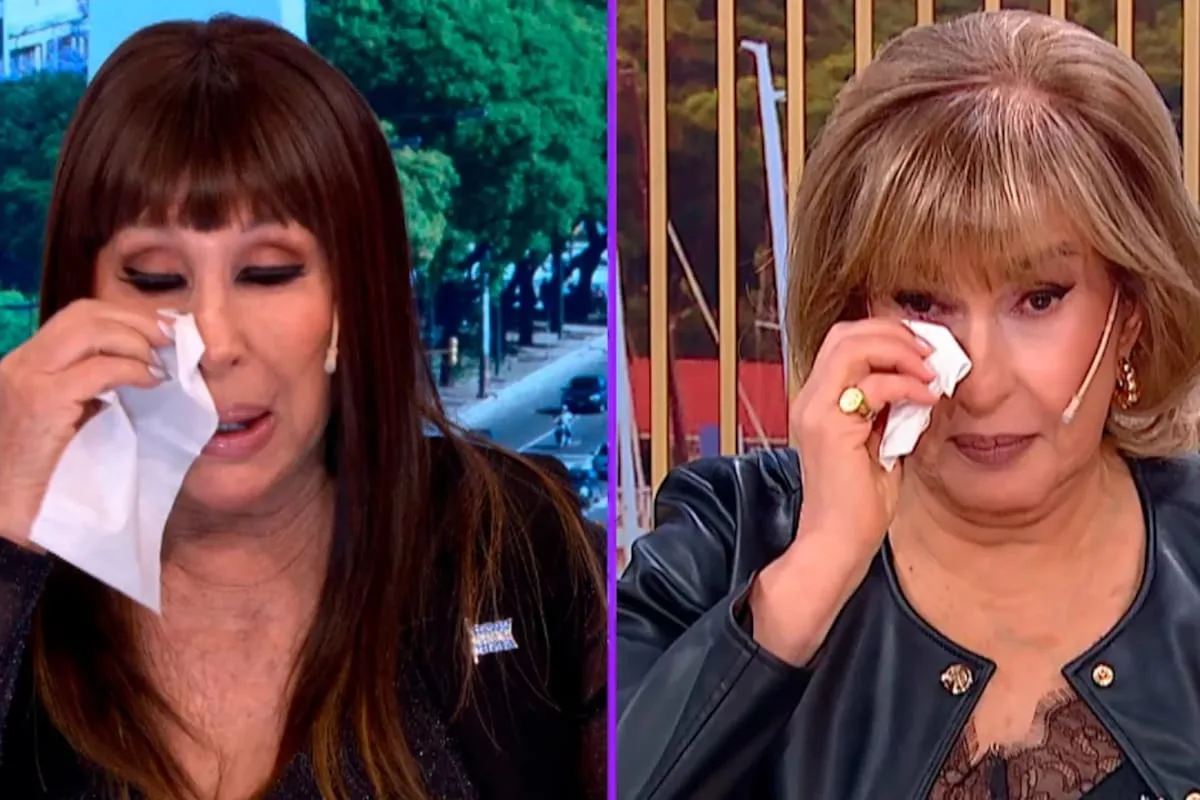 Moria Casán y Georgina Barbarossa se reconciliaron en un dúplex entre eltrece y Telefe