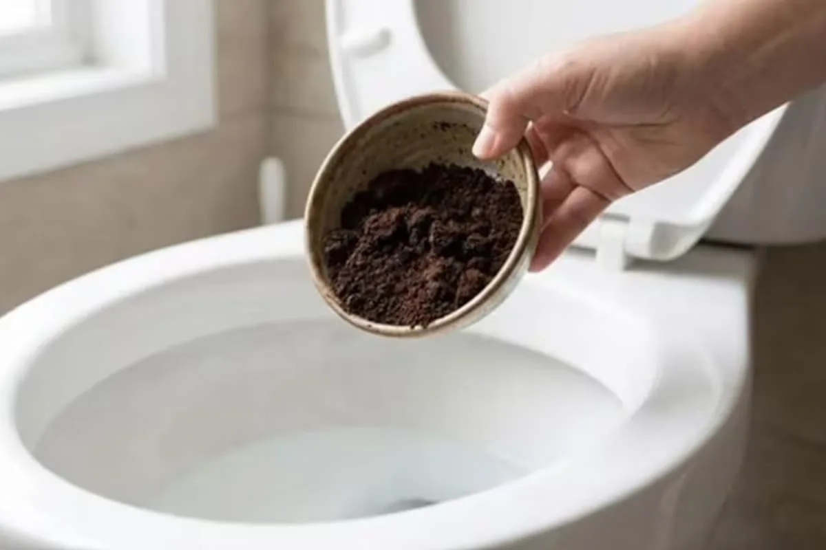 Café usado en el inodoro: el truco casero para neutralizar olores