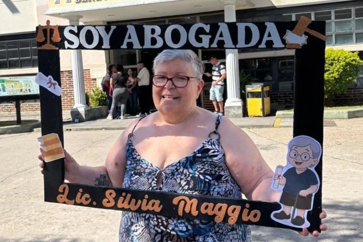 A los 72 años se recibió de abogada: "El estudio fue mi salvación"