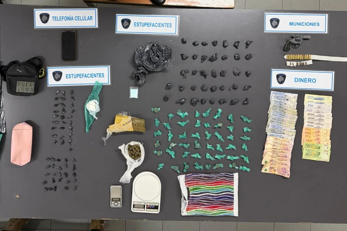 Detuvieron a una mujer acusada de vender drogas en la Villa Zavaleta