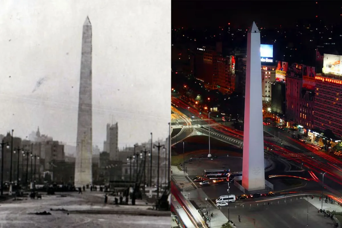 El Obelisco: 170 toneladas de historia porteña en sus entrañas